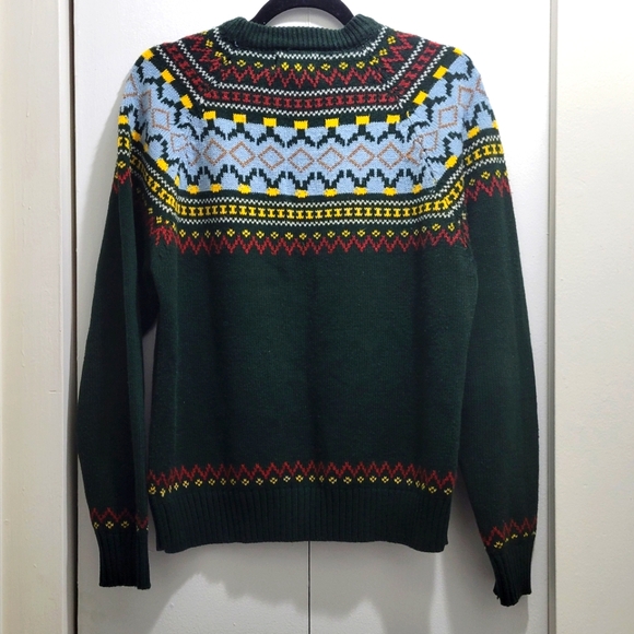 Vintage Patterned Crew Neck Sweater size - Picture 4 of 12